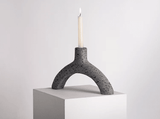WISHBONE LAVA STONE CANDLE HOLDER - THE WILD SHOWCASE