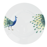 4 x Dinner plates Peacock - THE WILD SHOWCASE