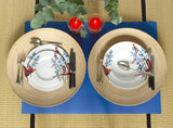 4 x Pastaborden vogels Bamboo & Singing Birds - THE WILD SHOWCASE