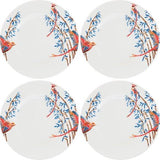 4x Breakfast plates Bamboo & Singing Birds - THE WILD SHOWCASE