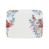 Rectangle plate or Sushi dish Bamboo & Singing Birds - The Wild Showcase