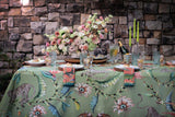 Monkey Paradise Tablecloth in Delta