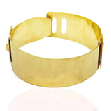 Bahati Almaz Brass Statement Choker - THE WILD SHOWCASE