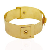 Bahati Almaz Brass Statement Choker - THE WILD SHOWCASE