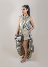 Balloon Dress in Gold - THE WILD SHOWCASE