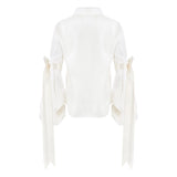 Bell Sleeve Blouse in Ivory - THE WILD SHOWCASE