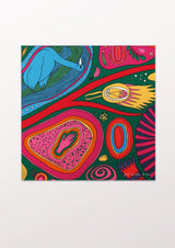 Birth Green Pocket Square - THE WILD SHOWCASE