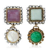 Byzantine 3 Tier Necklace Earring Set - THE WILD SHOWCASE