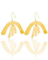 Dhamani Adele Statement Brass Earrings - The Wild Showcase