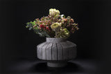 "GIROVAGO" WHITE MARBLE FLOWER VASE - THE WILD SHOWCASE
