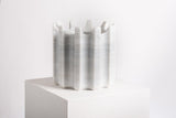"GREEK" WHITE MARBLE FLOWER VASE - THE WILD SHOWCASE