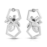 Honeycomb Bee Earrings - THE WILD SHOWCASE