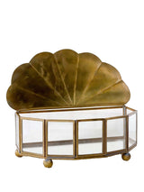 Jewelry box brass flower - THE WILD SHOWCASE