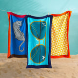 LEOPARD BEACH TOWEL - THE WILD SHOWCASE