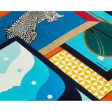 LEOPARD BEACH TOWEL - THE WILD SHOWCASE