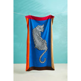 LEOPARD BEACH TOWEL - THE WILD SHOWCASE