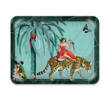 Mary Large Tray - Turquoise - THE WILD SHOWCASE