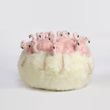 MINI POUF FLAMINGO FLUFFY BALL - The Wild Showcase