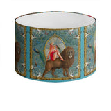 Myrtle Drum Lamp shade (Aqua) - THE WILD SHOWCASE