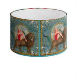 Myrtle Drum Lamp shade (Aqua) - THE WILD SHOWCASE