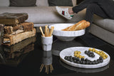 OLA WHITE MARBLE PLATE - THE WILD SHOWCASE