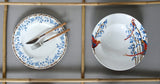 Pasta Plates Blue Bamboo - THE WILD SHOWCASE