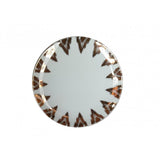 Porcelain Plate UZBEK GOLD 21'cm - THE WILD SHOWCASE