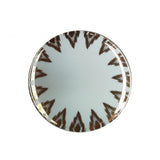 Porcelain Plate UZBEK GOLD 27'cm - THE WILD SHOWCASE
