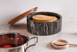 SPOON REST WHITE MARBLE - THE WILD SHOWCASE