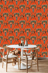 Wallpaper Bamboo pattern Toucan - THE WILD SHOWCASE