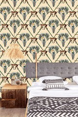 Wallpaper Bamboo pattern Toucan - THE WILD SHOWCASE