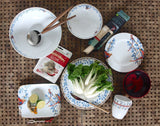 4x Breakfast plates Bamboo & Singing Birds - THE WILD SHOWCASE
