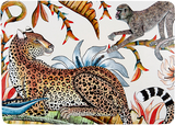 Monkey Paradise Sandstone Pair (Hard Board Placemats )