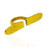 Akuu Brass Statement Ring - THE WILD SHOWCASE