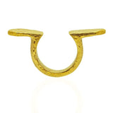 Akuu Brass Statement Ring - THE WILD SHOWCASE