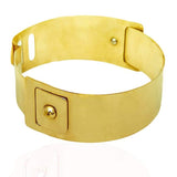 Bahati Almaz Brass Statement Choker - THE WILD SHOWCASE