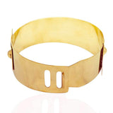 Bahati Almaz Brass Statement Choker - THE WILD SHOWCASE