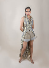 Balloon Dress in Gold - THE WILD SHOWCASE