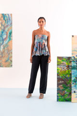 CALATEIA ASYMMETRIC BLOUSE - THE WILD SHOWCASE