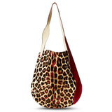 Ellie Large Tote Bag: Leopard Calf Hair Designer Bag - THE WILD SHOWCASE