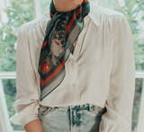 Fifi Silk Satin Scarf - THE WILD SHOWCASE