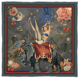 Fifi Silk Satin Scarf - THE WILD SHOWCASE