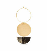 Fintan Handmade Brass Neckpiece with Ankole Cow Horn - THE WILD SHOWCASE