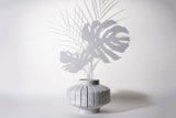 "GIROVAGO" WHITE MARBLE FLOWER VASE - THE WILD SHOWCASE