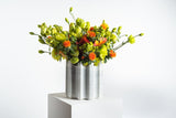 "GREEK" WHITE MARBLE FLOWER VASE - THE WILD SHOWCASE