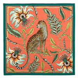 Leopard Napkins In Coral - THE WILD SHOWCASE