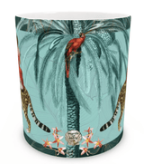 Mary Bone China Coffee Cup - Turquoise - THE WILD SHOWCASE