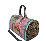 Mary Leather Duffle Bag (pink) - THE WILD SHOWCASE