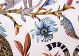 Monkey Paradise Square Tablecloth in Sundowner - THE WILD SHOWCASE