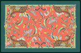 Monkey Paradise Tablecloth in Coral - THE WILD SHOWCASE